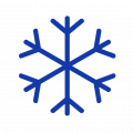 gross icons kaelte schneeflocke blau