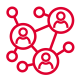 gross icons netzwerken azubis partnerbetrieben