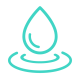 gross icons sanitaer tuerkis